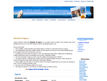 Tablet Screenshot of islandofcyprus.net